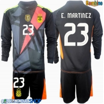 Maglie da calcio Argentina Emiliano Martinez #23 Portiere Prima Maglia Bambino Copa America 2024 Manica Lunga (+ Pantaloni corti)